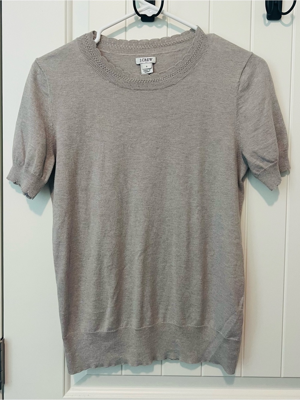 J. Crew Women's Short Sleeve Crewneck Sweater - Small